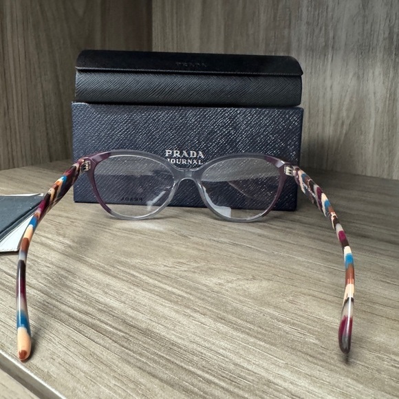Prada Women's Purple and Multicolor Glasses - Picture 3 of 5